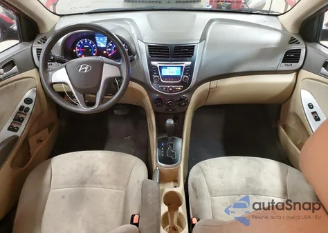 2014 Hyundai Accent Gls z USA, uszkodzony, nr VIN KMHCT4AEXEU777223